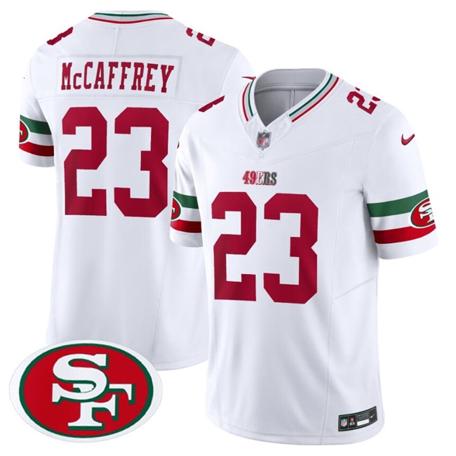 Men's White San Francisco 49ers Active Player Custom F.U.S.E. Mexico Vapor Limited Stitched Football Jersey